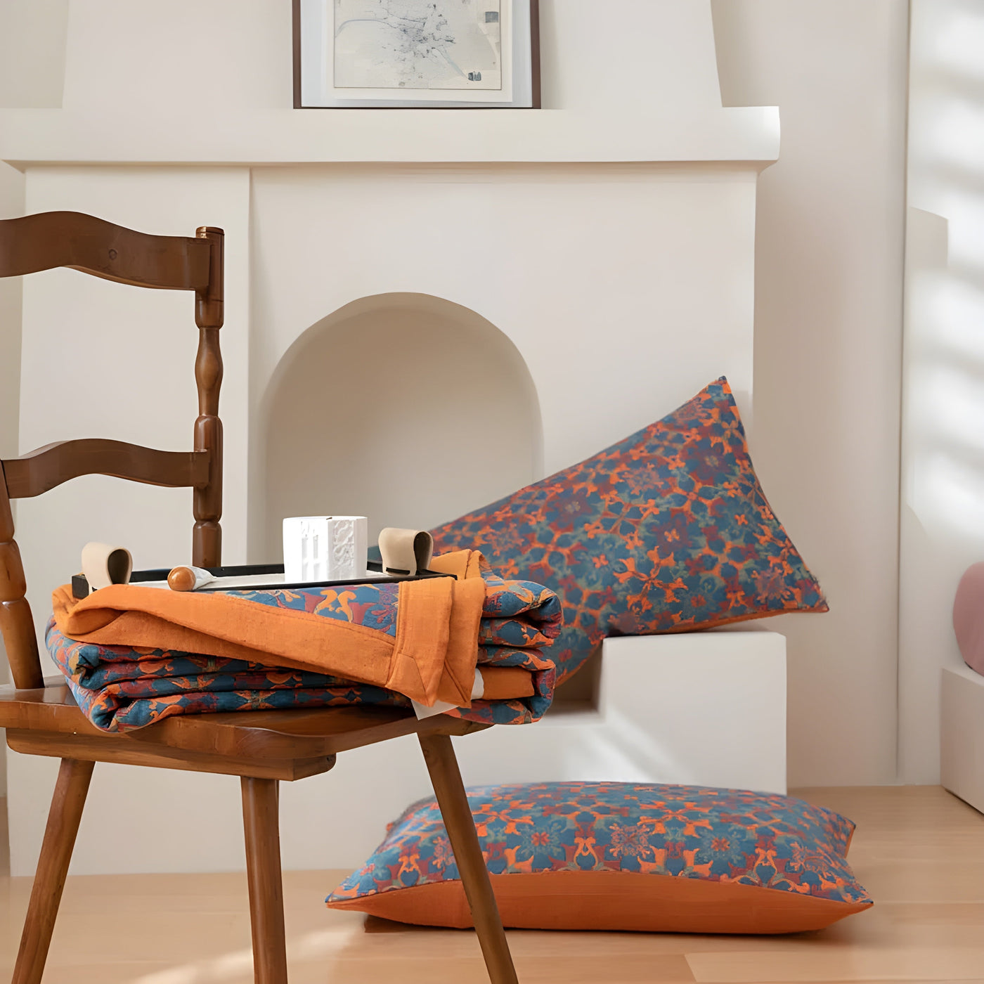 EthniWeave Decke – Dekorative Baumwoll-Ethno-Decke