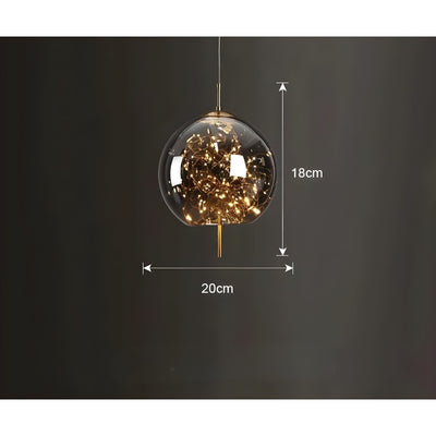 CrystalBeam Light - Moderne LED-Pendelleuchte Sterne