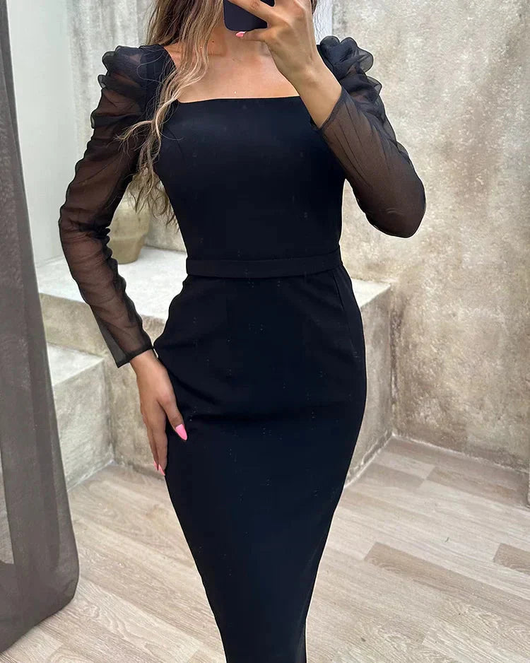 Partykleid aus luxuriösem Stoff für festliche Anlässe für Frauen