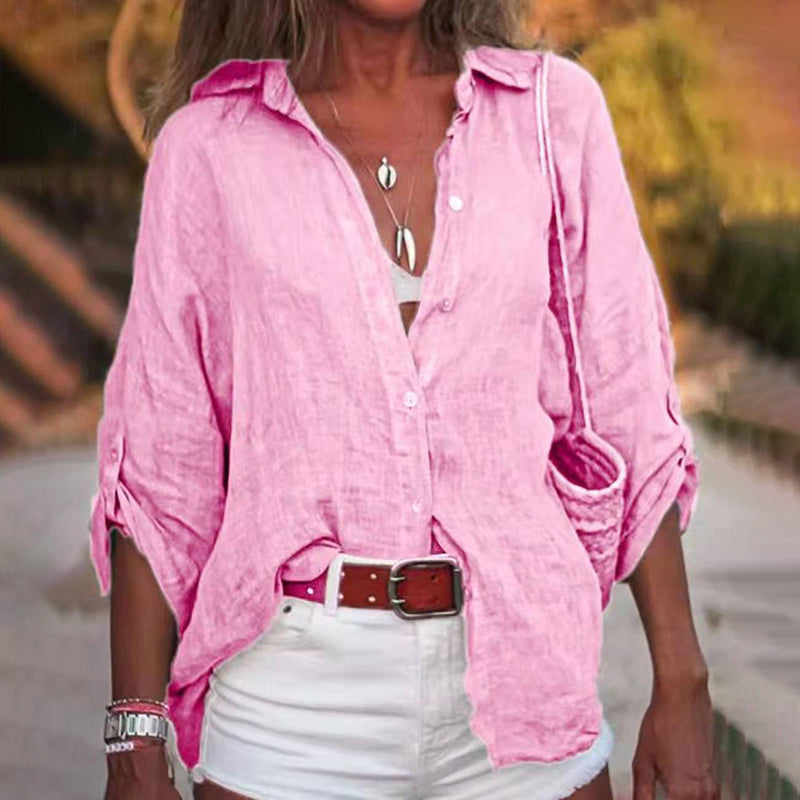 Xavia | Luftiges Leinen-Top Damen