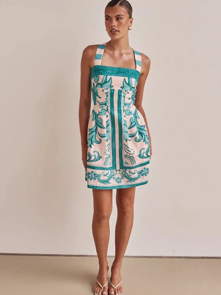 Samira - Bedrucktes Sommerkleid für Frauen