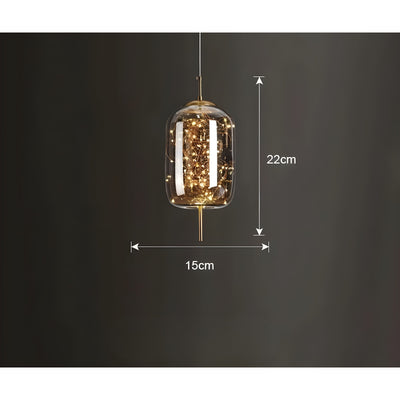 CrystalBeam Light - Moderne LED-Pendelleuchte Sterne