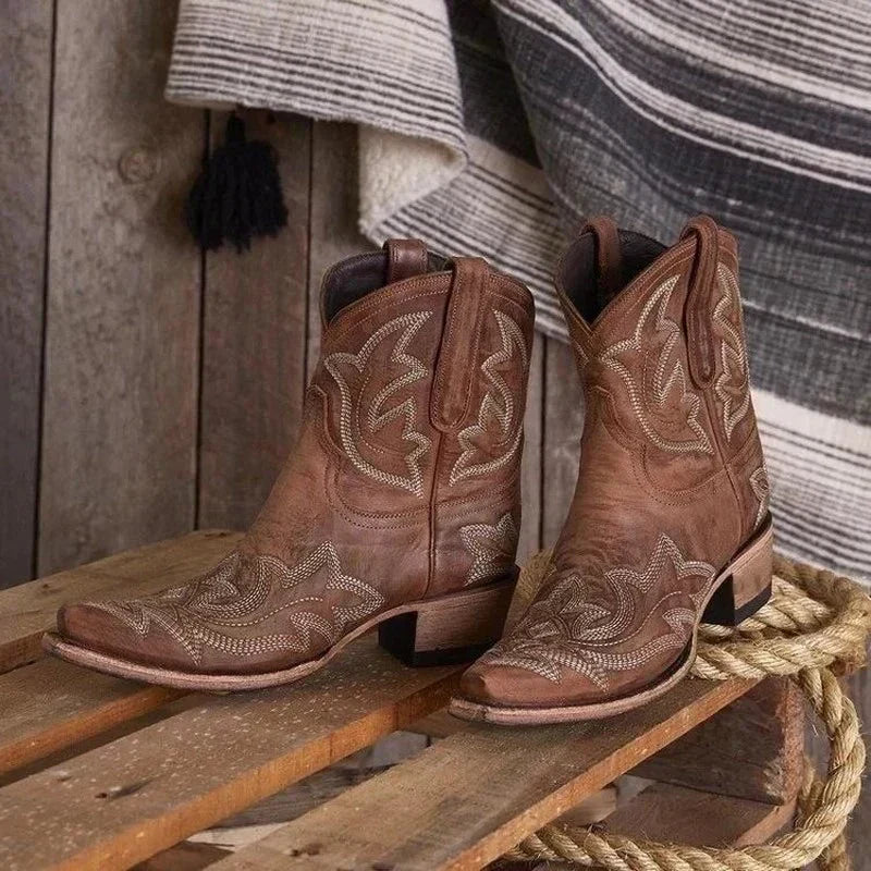 Klassische Cowboy Stiefeletten