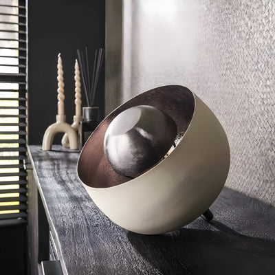 ShimmerCage Light - Elegante Runde Stehlampe