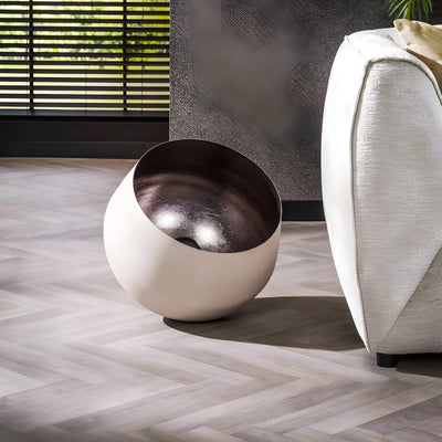 ShimmerCage Light - Elegante Runde Stehlampe