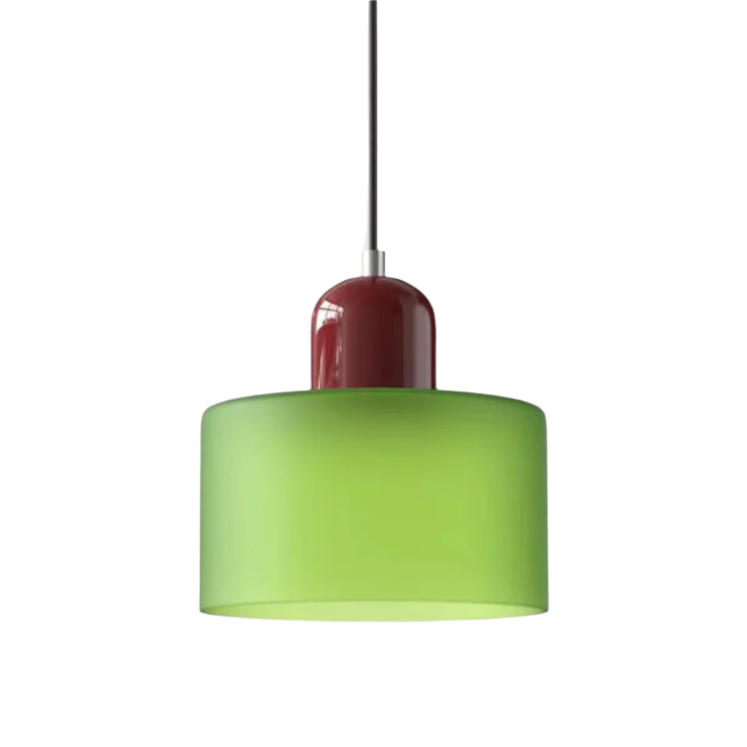 GlamorGlass Light - Europäische Retro Zylinder Pendelleuchte