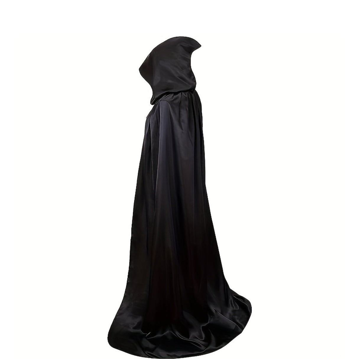 Unisex Halloween-Umhang mit Kapuze | Lang