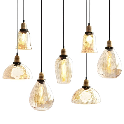 AmberLuxe Light – Industrielle Loft-Stil LED Pendelleuchte