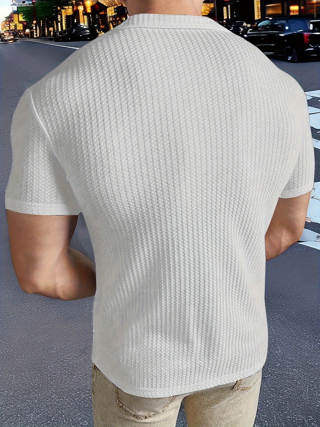 Paulides - Elegantes Sommerhemd für Männer, atmungsaktiver Stoff, ideal für warme Tage