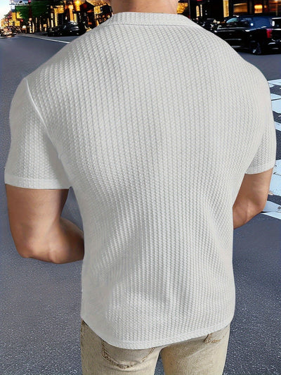 Paulides - Elegantes Sommerhemd für Männer, atmungsaktiver Stoff, ideal für warme Tage