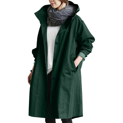 Regenjacke Damen Mit Knopfverschluss | Klassisch & Wetterfest