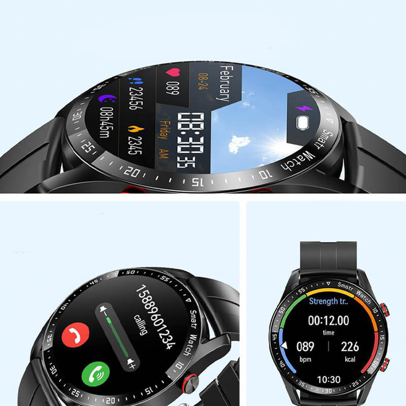 Multifunktionale Smartwatch mit Blutzuckermessung & NFC
