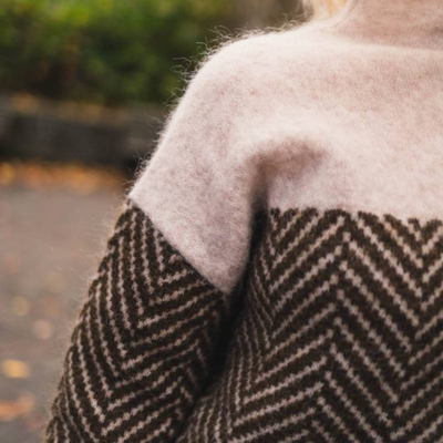 Chevron Luxe | Stylischer Rollkragenpullover Damen