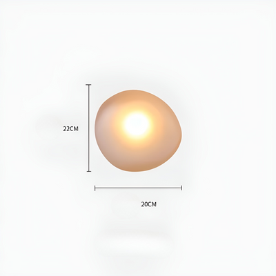 LumePebble Light – Nordische Kieselstein-Style LED-Wandleuchte