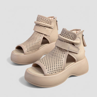 Eden | Vintage-Plateausandalen