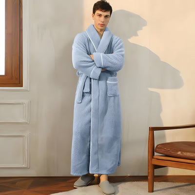 Parissa Robe - Bequemer Fleece Winterbademantel