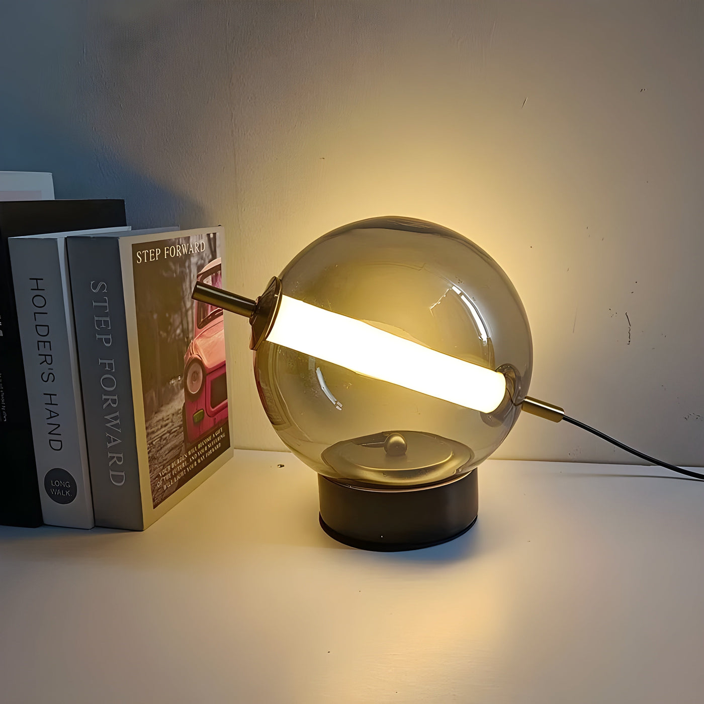 BrightSphere Lamp - Retro-Stil Runde Glaskugellamp