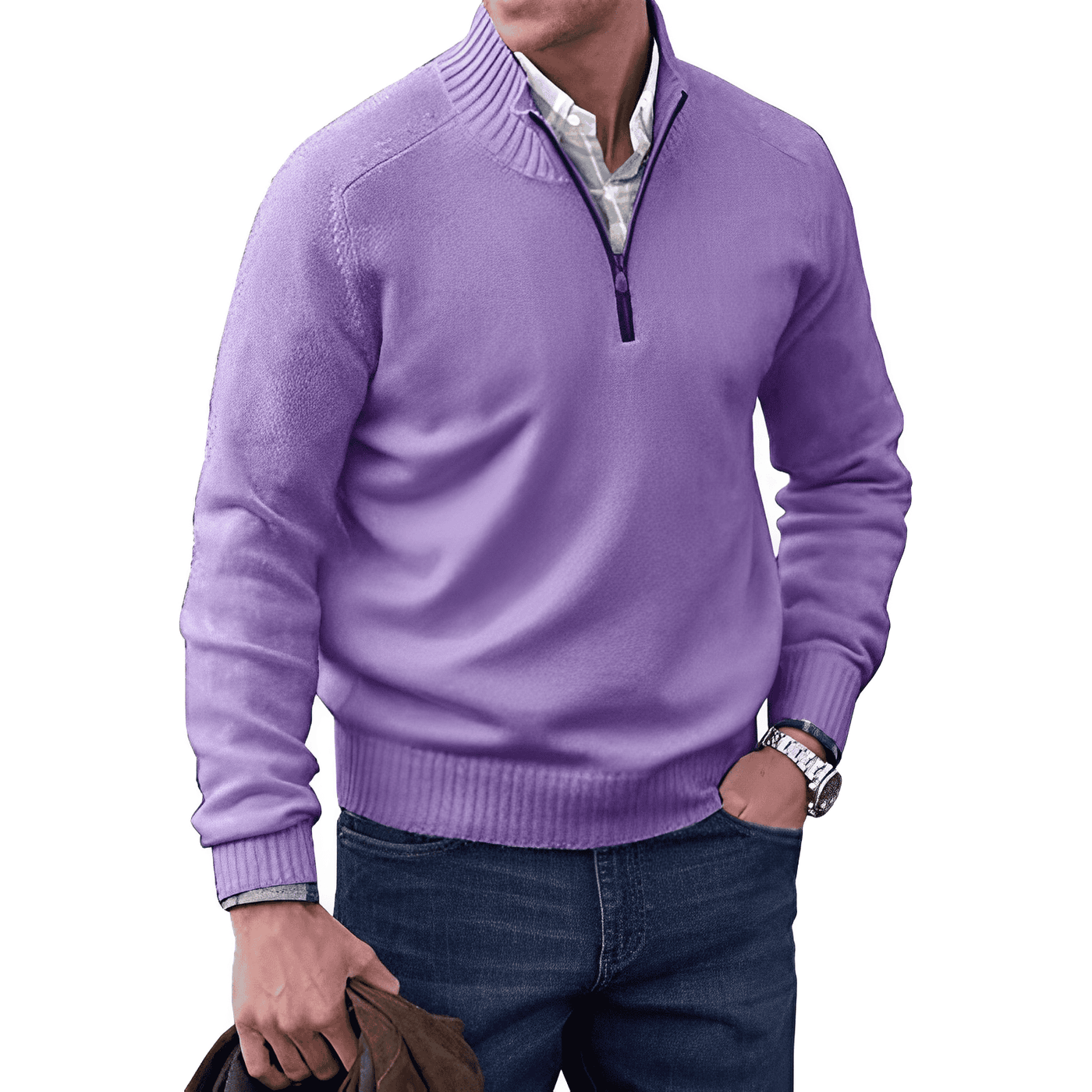 Mayfair™ | Der Elegante Zip-Pullover