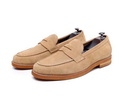 Klassische braune Herren-Slipper aus echtem Leder - Whitmore
