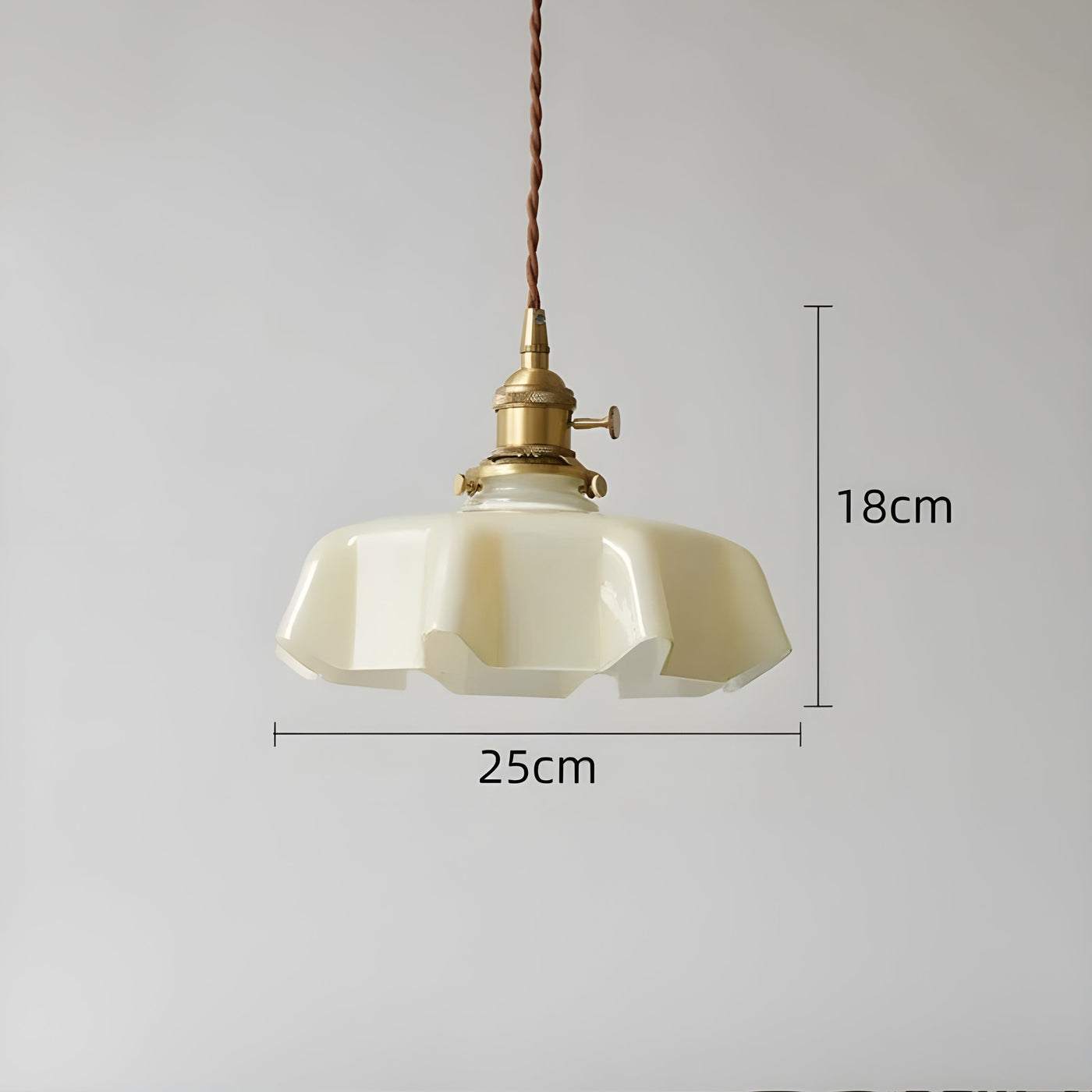 SeineGlow Light - Französische Retro-Hängeleuchte aus Glas