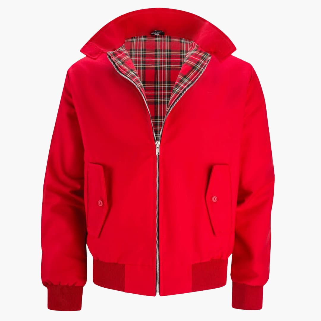 Rippbündchen Harrington Jacke für Herren