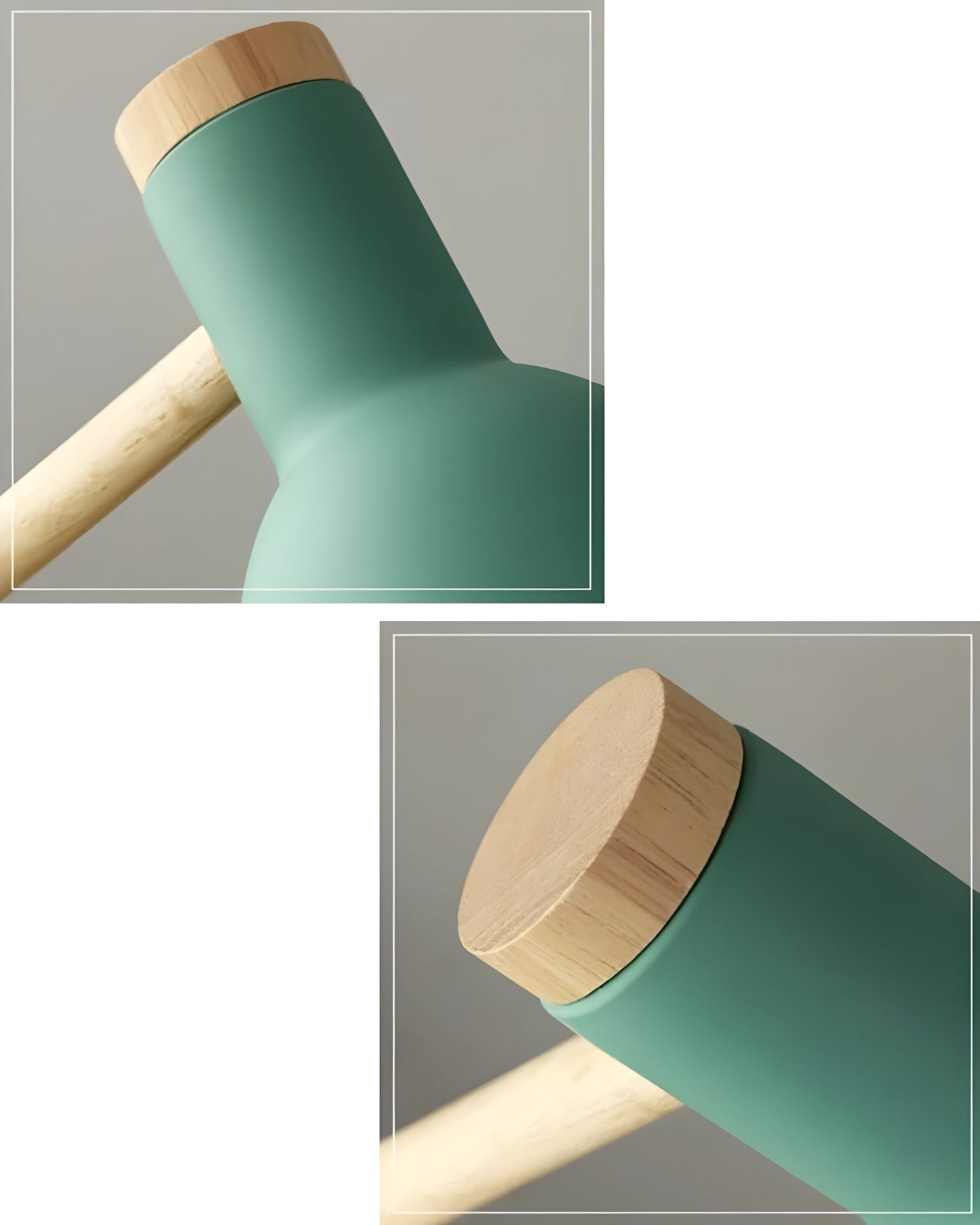 SwivelScandi Lamp - Kreative LED-Schreibtischlampe aus Holz