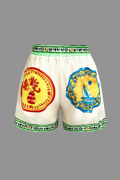 Denise | Elegantes Zweiteiler-Set mit Print-Design