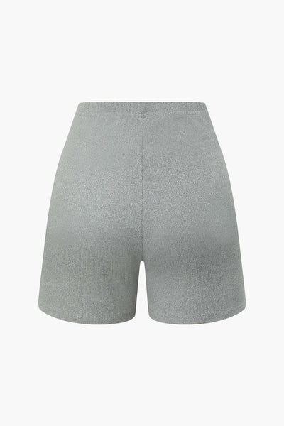 Athena | Elegantes Zweiteiler-Set mit Bustier-Top & Shorts