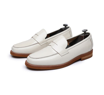 Klassische braune Herren-Slipper aus echtem Leder - Whitmore