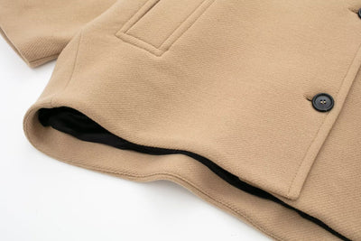 Lovie | Oversized Mantel mit Wollgefühl & City-Chic