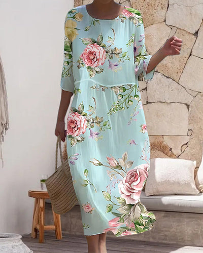 Mara | Elegante Blumenrobe