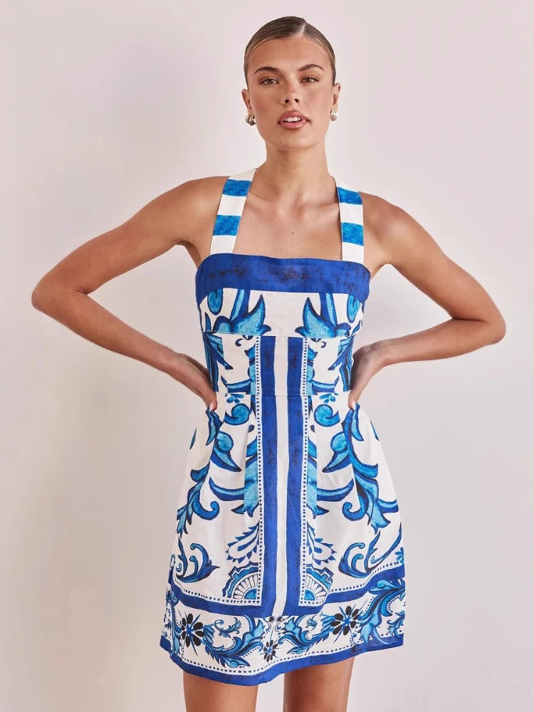 Samira - Bedrucktes Sommerkleid für Frauen