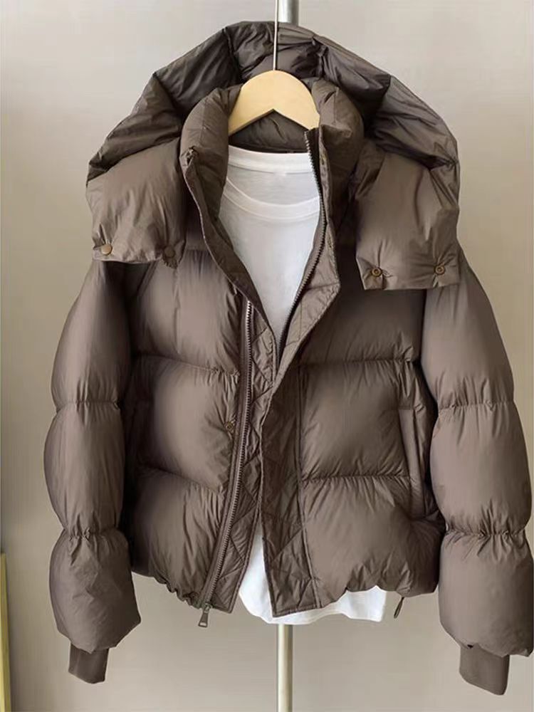 Pufferjacke mit Kapuze für Frauen