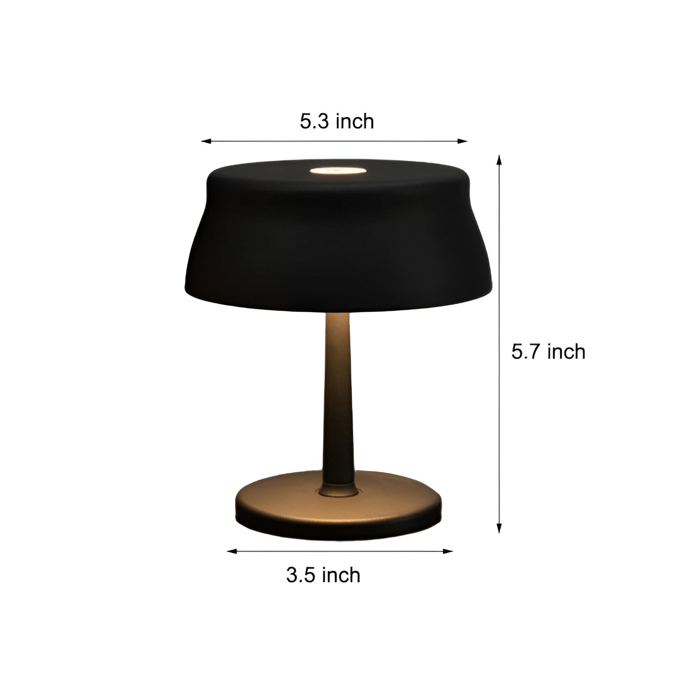 TouchMetal Light - Dekorative LED-Tischleuchte mit Touch-Steuerung