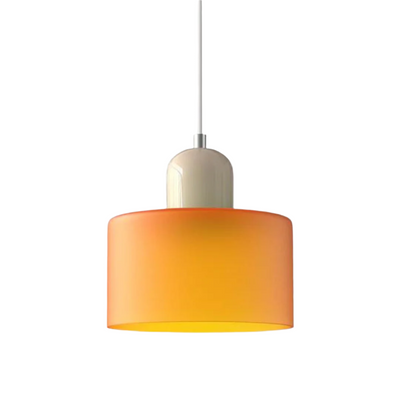GlamorGlass Light - Europäische Retro Zylinder Pendelleuchte