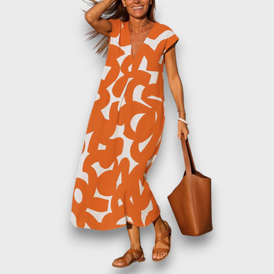 Masha | Luftiges Kleid mit V-Ausschnitt