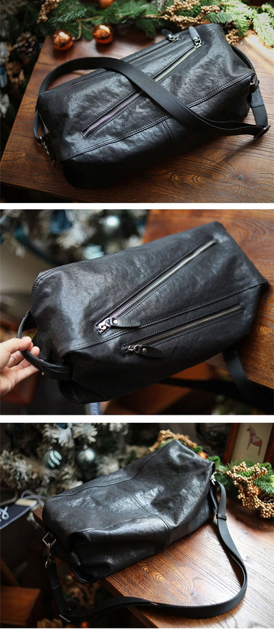 Herrenrucksack mit diagonalen Reißverschlüssen im urbanen Stil - Gael