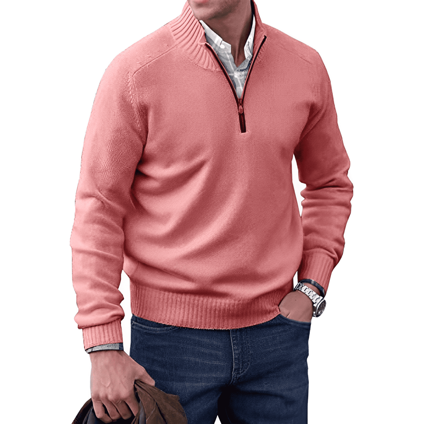 Mayfair™ | Der Elegante Zip-Pullover