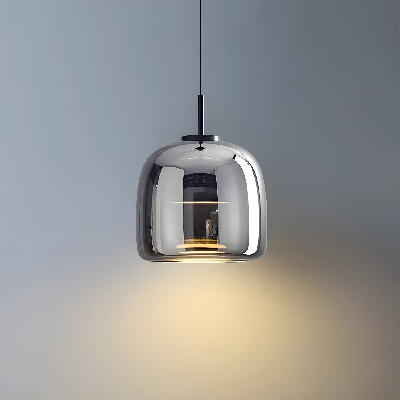 GlaceLuxe Light - Retro LED Glas Pendelleuchte