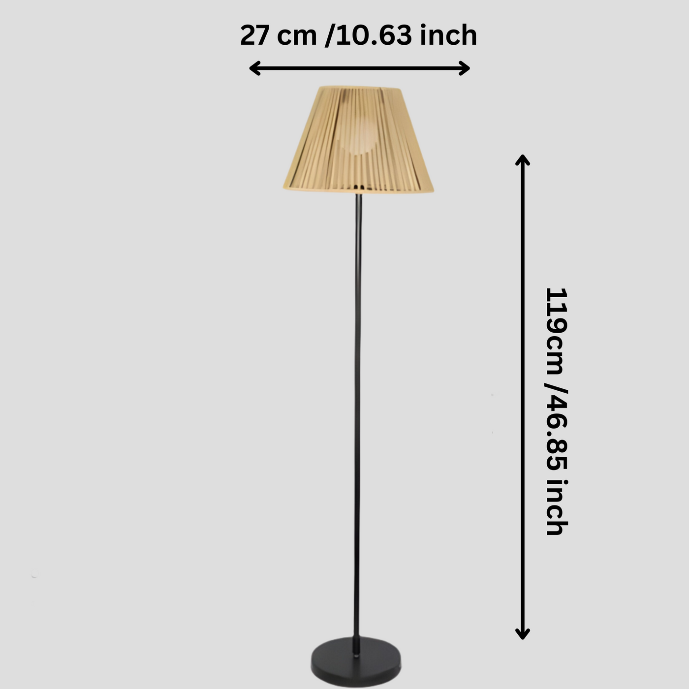 AmberReed Light – Solarbetriebene LED Stehlampe für Außenbereich