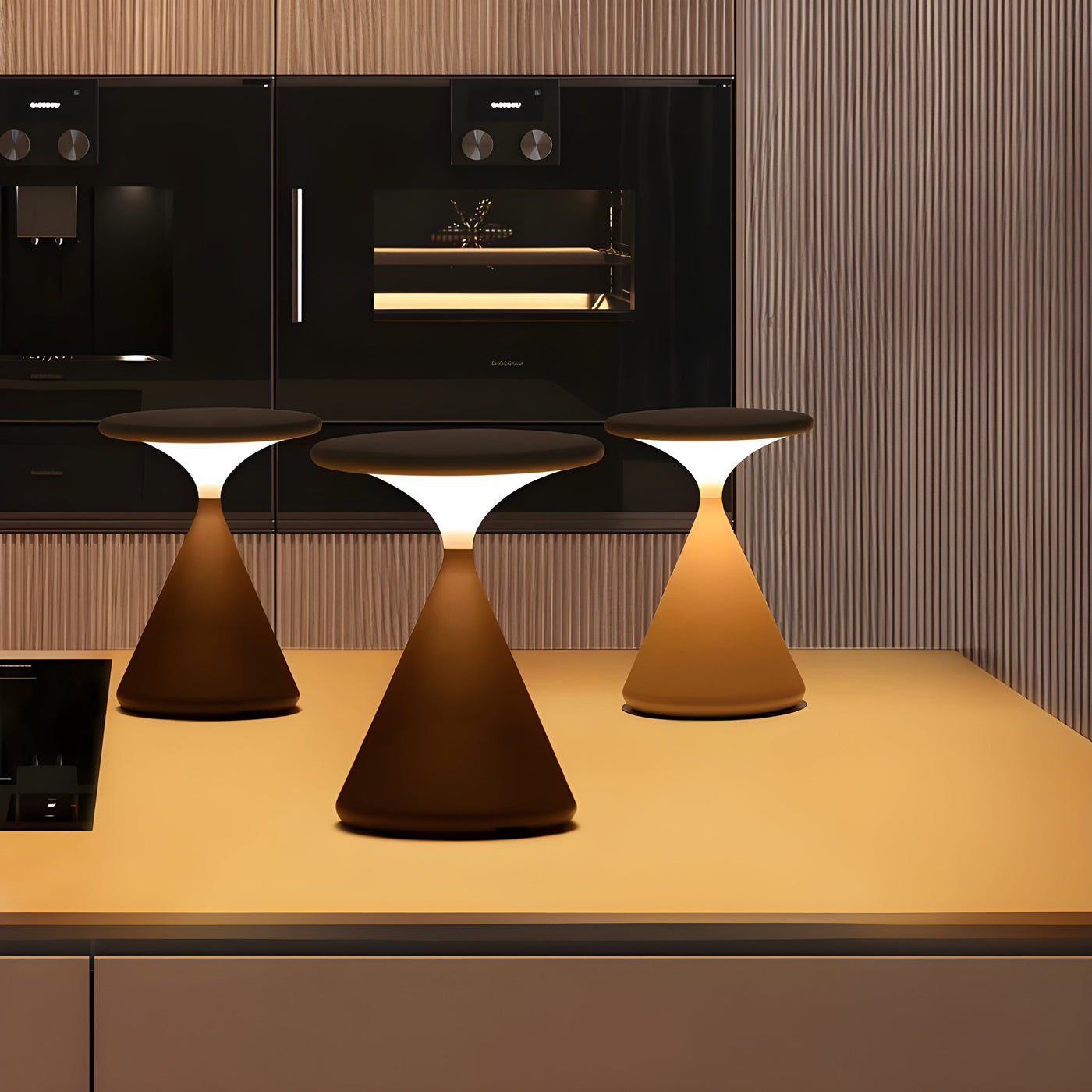 CalmGlow Lamp - Runde Touch-Dimm-Tischlampe