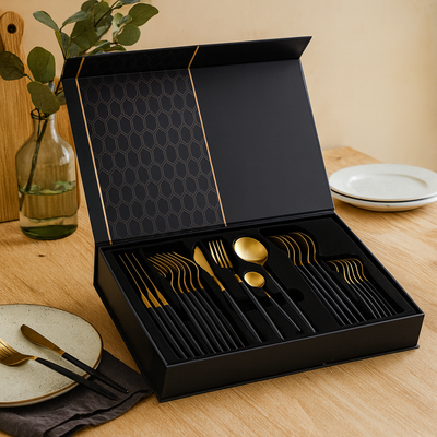Ardenza | 24-teiliges Western-Steakbesteck-Set