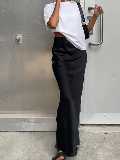 Anelis | Satin Maxirock