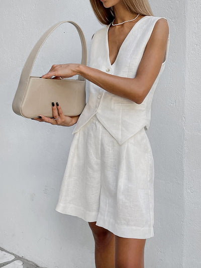 Xenia - Schicke ärmellose Weste und Hose für Damen