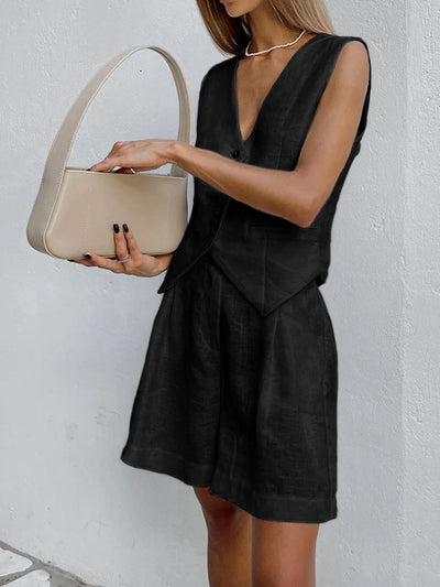 Xenia - Schicke ärmellose Weste und Hose für Damen