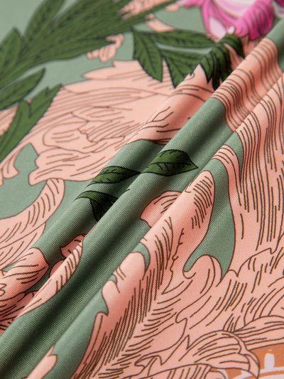 Ava - Langes Sommerkleid mit Blumenmuster