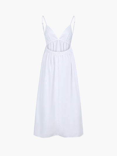 Grace - Coastal Cowgirl Langes Kleid mit offenem Rücken