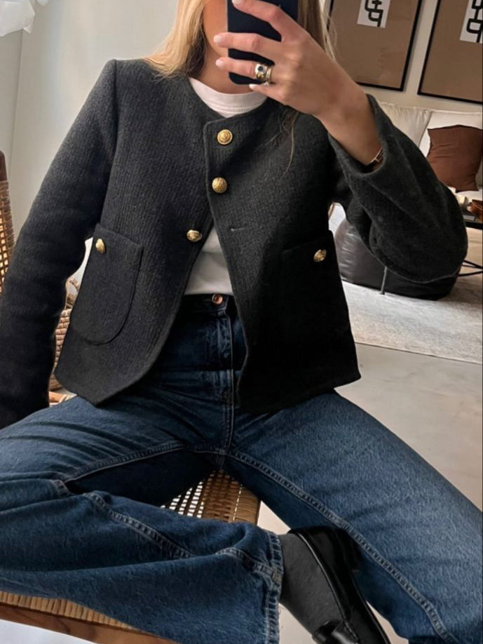 Brand & Belle | Margaux Blazer Alte Geldästhetik