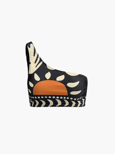 Asymmetrisches Bikini-Set mit Vogelprint – Trendiger Sommer-Look