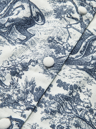 Gilda - Dreiteiliges Shorts-Set mit Blumendruck